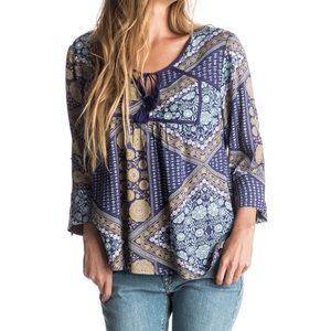 Roxy Lucky Blue Blouse